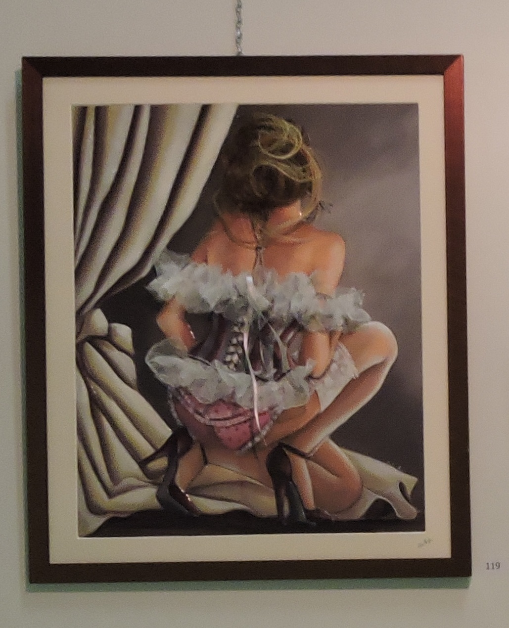 Prix du Public peinture
"Danseuse au corset" de Claudine Taillefer