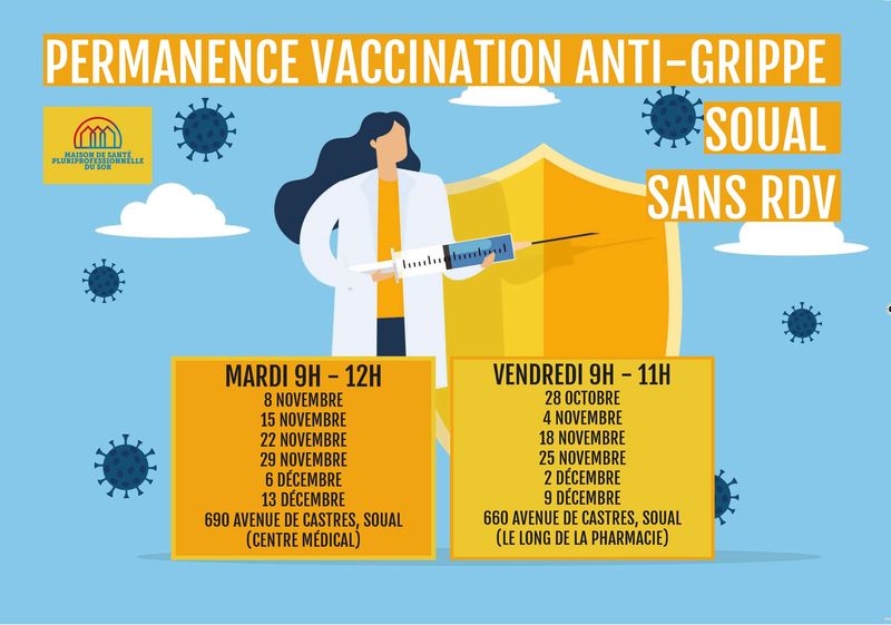 permanence vaccination anti-grippe