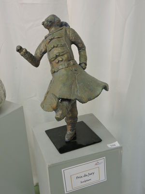 Prix sculpture : "Le Danseur" de Chantal Landrier